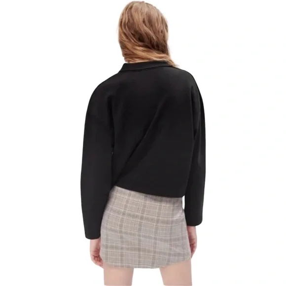 Zara Tan and Brown Pencil Mini Skirt for Work - Picture 5 of 7